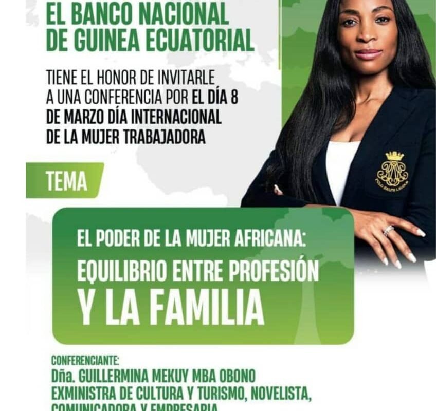 BANGE organiza en Malabo una charla sobre el poder de la mujer africana con Guillermina Mokuy Mba Obono