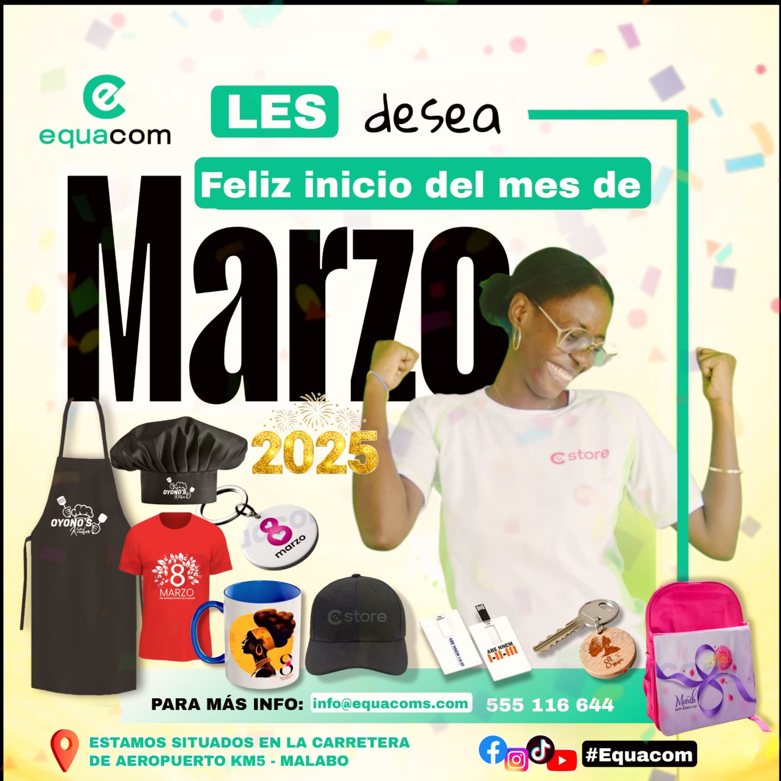 📢 ¡Feliz inicio de marzo con EQUACOM! 🎉