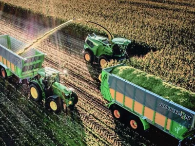 JOHN DEERE REVOLUCIONA LA COSECHA CON LAS NUEVAS PICADORAS DE FORRAJE F8 Y F9: MÁS POTENCIA, CONFORT Y PRECISIÓN