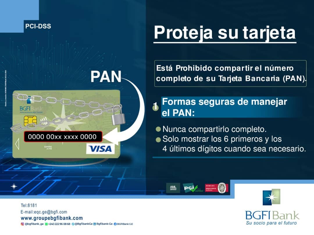 Compartir el PAN de su tarjeta puede poner en riesgo su seguridad financiera