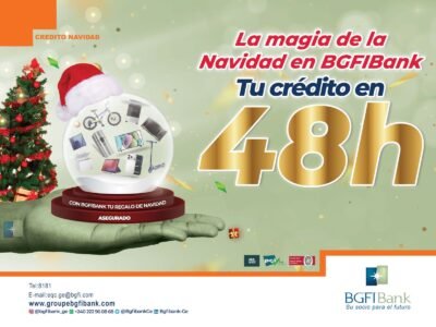 Vive la magia de la navidad en BGFIBank G.E.