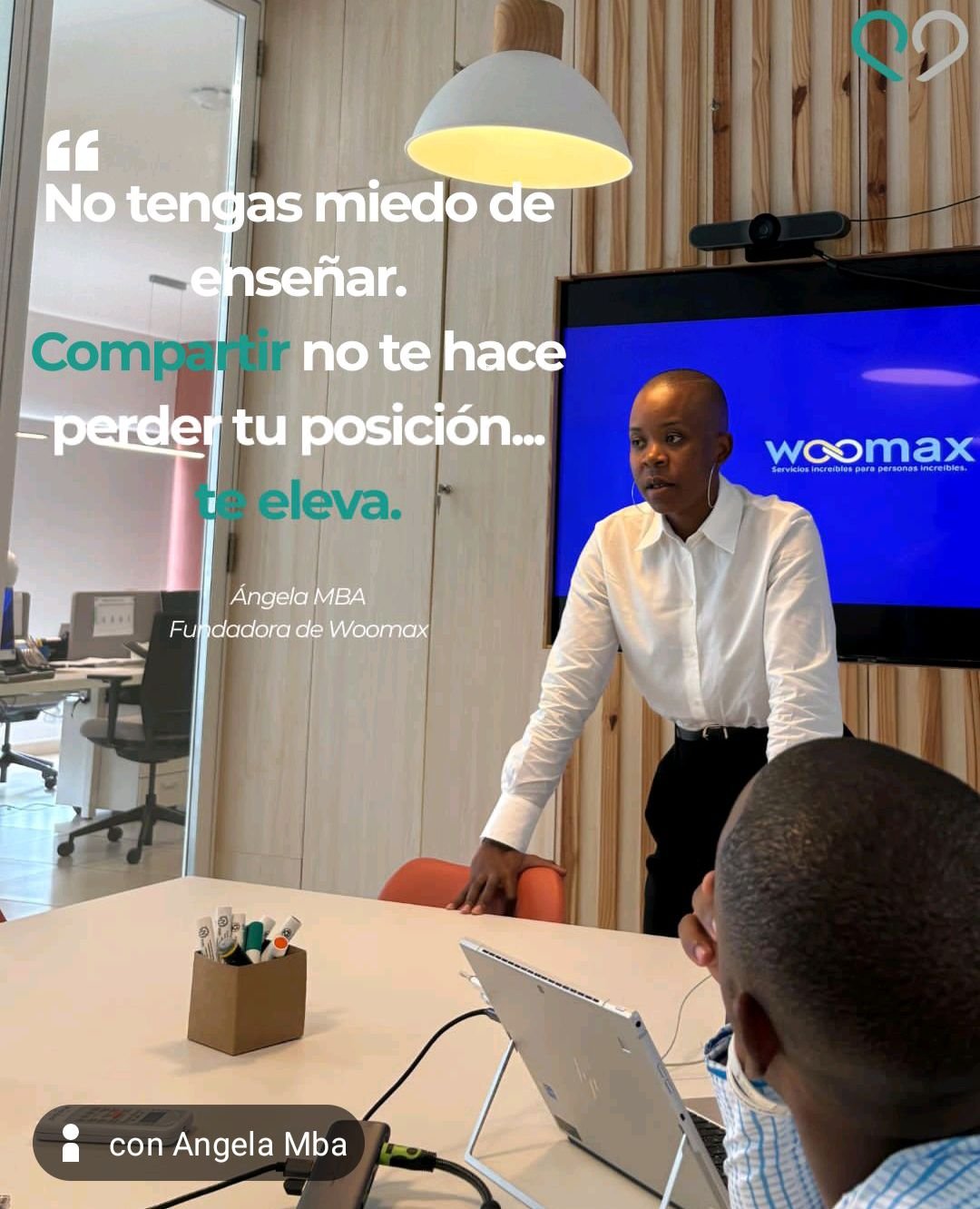 “Delegar para escalar: una estrategia clave en la gestión moderna” filosofía de Ángela MBA (Woomax).