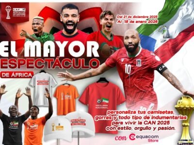 Macron lanza las camisetas oficiales de Guinea Ecuatorial para la CAN 2025 y refuerza su presencia en el mercado africano