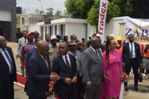 Inauguración del nuevo surtidor TRADEX en Hassan 2 Malabo Guinea Ecuatorial