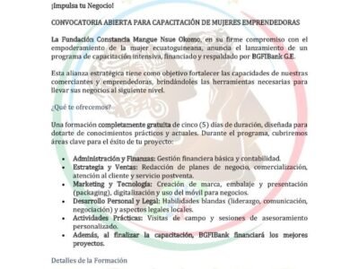 Formación para fortalecer el liderazgo emprendedor&nbsp; femenino